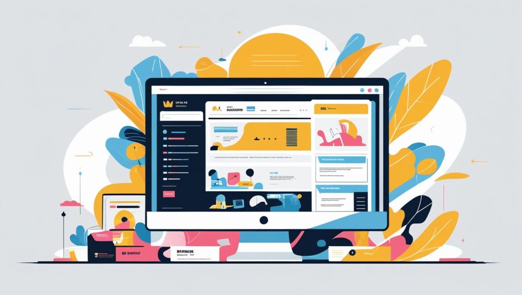 Soluk, eski moda bir web sitesi tasarımının yanında, modern, renkli ve dinamik bir yeni web sitesi tasarımı, eski ile yeni arasındaki farkı gösteriyor.