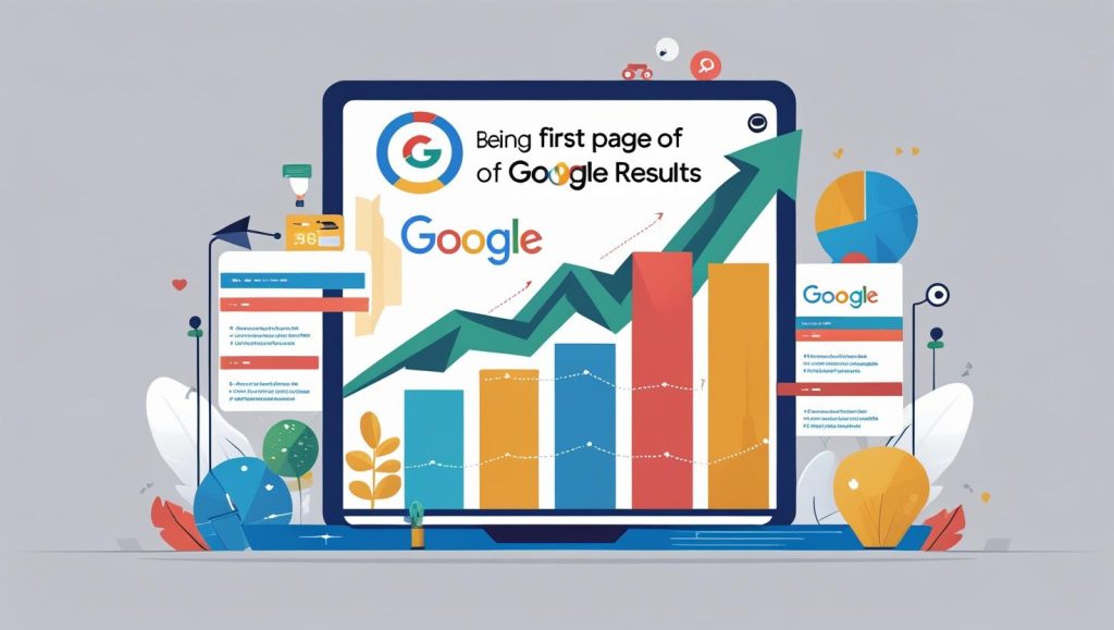 Bir el, bir büyüteçle web sitesi kodlarını inceliyor ve anahtar kelime, site hızı, mobil uyumluluk gibi SEO faktörleri simgeleniyor.