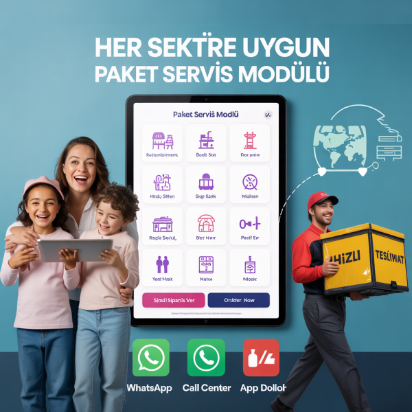 Paket Servis Modülü - Her Sektöre Uygun